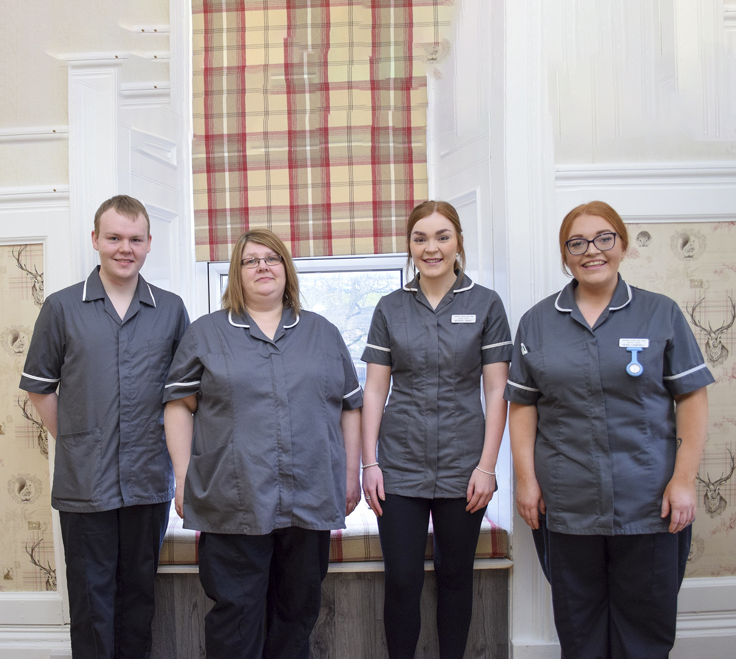 Apprentices from Riverside House Care Home