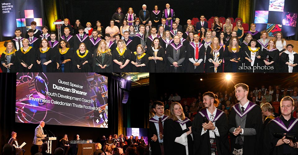 Students celebrate with graduation and celebration of success and achievement ceremony in Fort William