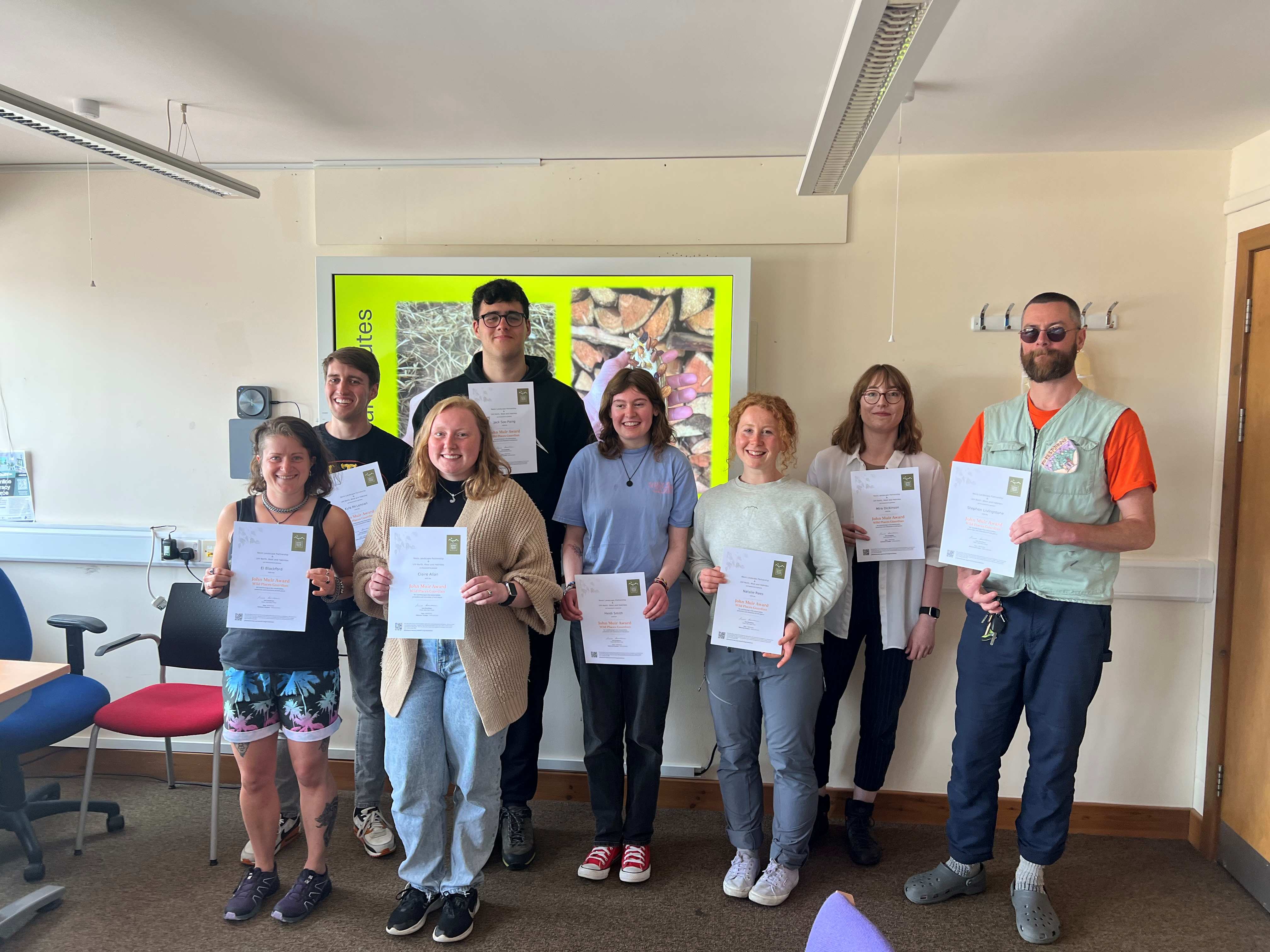 Students from UHI North, West and Hebrides among first to complete newly-redesigned John Muir Award Students from UHI North, West and Hebrides among first to complete newly-redesigned John Muir Award