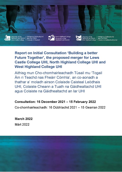 Initial consultation finds support for proposed college merger project 