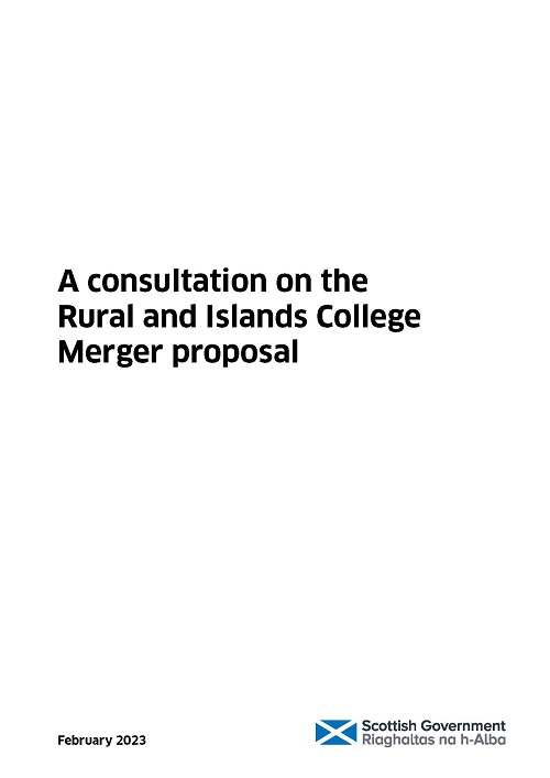 Scottish Government consultation on merger of UHI North Highland, UHI Outer Hebrides and UHI West Highland launches