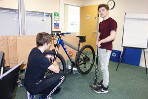 Students Ryan Scott and Liam Mckinney